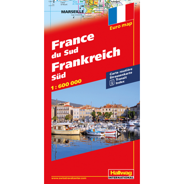 HALLWAG Strassenkarte 978-3-8283-3022-1 Frankreich Süd 1:600'000