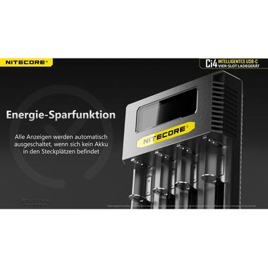 Nitecore Chargeur Ci4 USB-C