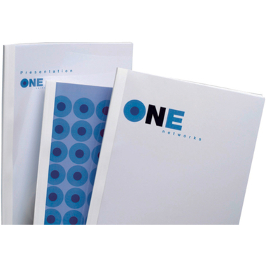 GBC Couverture reliures 6mm A4 TC080670 blanc 100 pcs.