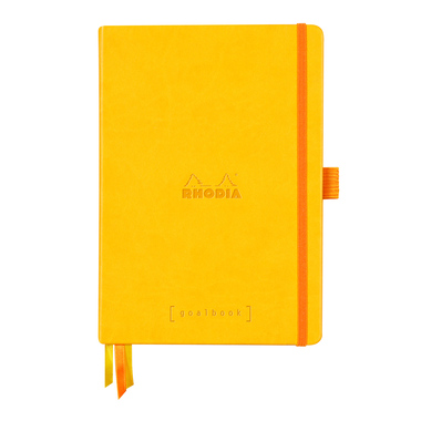 RHODIA Goalbook Carnet A5 118585C Hardcover jaune 240 f.