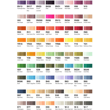 COPIC Marker Ciao 22075161 72 er Set B