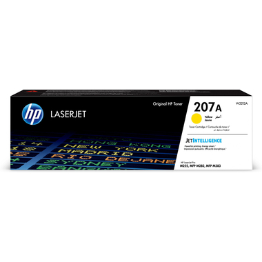 HP Toner-Modul 207A yellow W2212A CLJ Pro M255/282/283 1250 S.