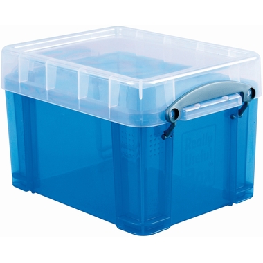 USEFULBOX Boîte de plastique 3lt 68502006 transparent bleu