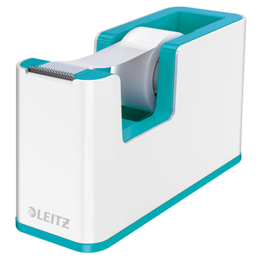 LEITZ Tape Dispenser WOW 19mmx33m 5364-10-51 blanc/bleu