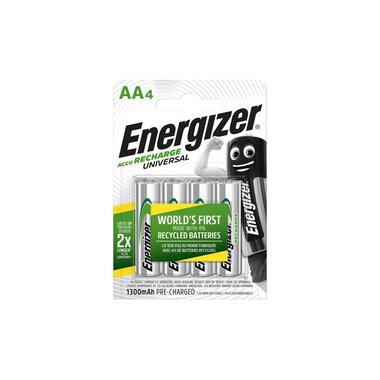 Energizer Akku Universal NiMH Mignon AA 1300 mAh, 4 Stück