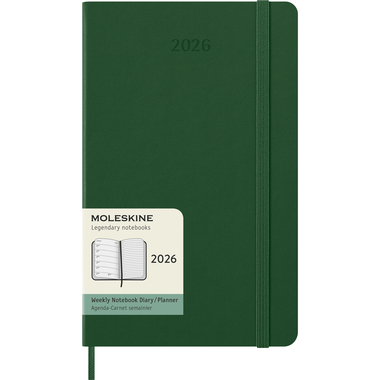 MOLESKINE Agenda Classic Large 2026 DHK1512WN3Y26 1S/1P verde mirto HC 13x21cm