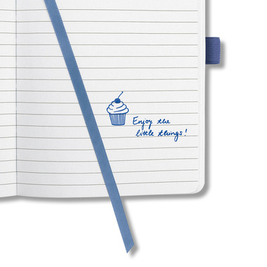 JOLIE Taccuino Flair Indigo Blue A5 JN101 blu scuro, rigato 174 fogli