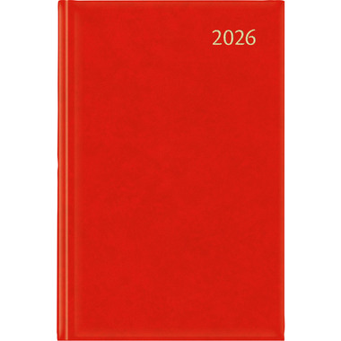 AURORA Agenda Balacron Folio 2026 FA111Z 2T/1S schwarz ML 14x21cm