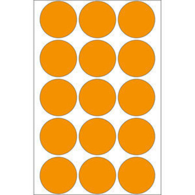 HERMA Etiquettes ronde 32mm 2274 orange 360 pcs.
