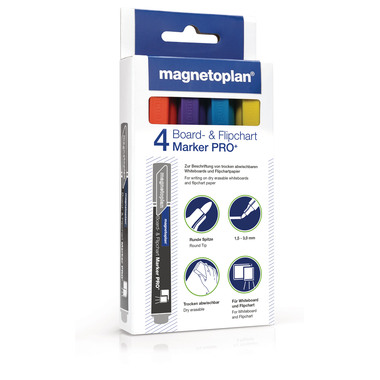 MAGNETOPLAN Kombimarker Pro+ 1228110 ass. 4 Stk.