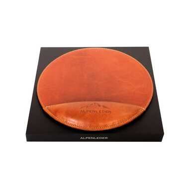 Alpenleder Mausmatte Meersburg Cognac