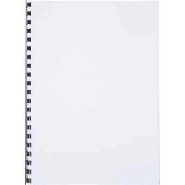 GBC Baguettes de reliure 8mm A4 4028174 noir, 21 anneaux 100 pcs.