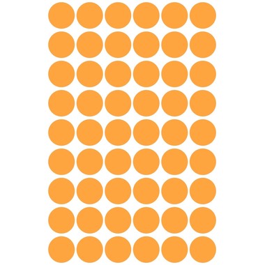 AVERY ZWECKFORM Repère 12mm 3148 orange 270 pcs.