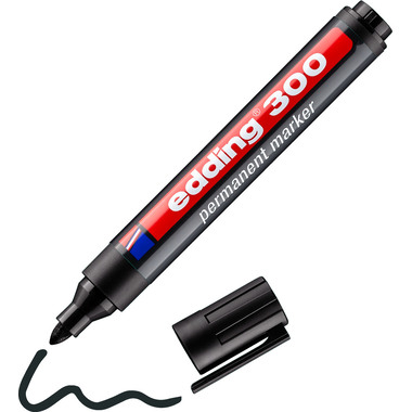 EDDING Permanent Marker 300 1,5-3mm 300-1 schwarz