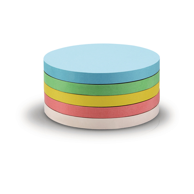 MAGNETOPLAN Carte Communic. rotondo 95mm 111151690 5 colori ass. 250 pezzi