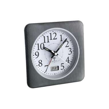 TFA Dostmann Réveil radio-piloté avec affichage numérique de la température