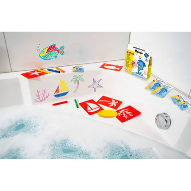 EBERHARD FABER Badespass Box 524116 5 Farben, Schablonen