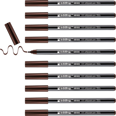 EDDING Calligraphy 1255 2mm 1255-18-2.0 brun