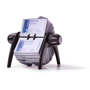 DURABLE Visifix flip 72x104mm 241701 schwarz 25-teilig