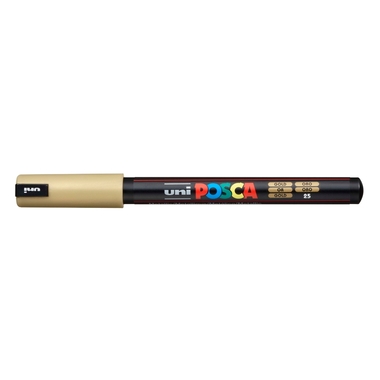 UNI-BALL Fineliner Posca 0.7mm PC-1MR GOLD oro
