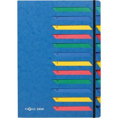 PAGNA Deskorganizer A4 24141-02 blau 12 Fächer
