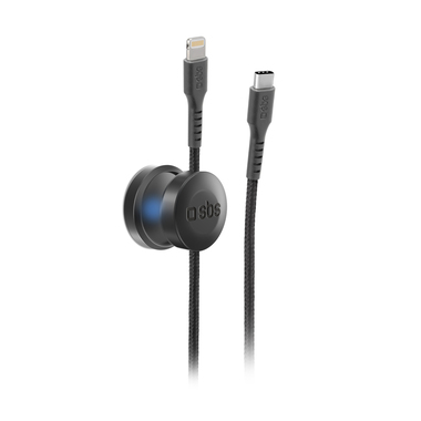 USB-C auf Lightning Kabel mit MFA Magnethalter