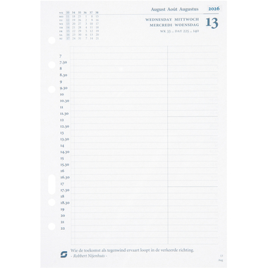 SUCCES Agenda A5 Jahresplaner 2026 847209000026U 1T/1S Ersatzkal. 14.8x21cm