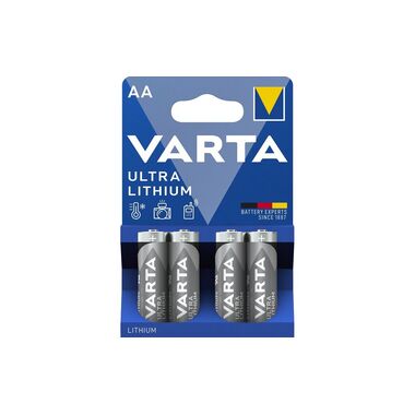Varta Batteria Ultra Lithium AA, 4 pezzi