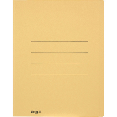 BIELLA Einlagemappe A4 25040020U gelb 240g/m2