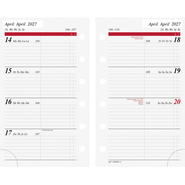 RIDOIDE Timing 3 calendario 2027 7067910007.27 1S/2P ML 7.6x12.7cm