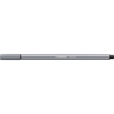 STABILO Penna Fibra 68 1mm 68/96 grigio scuro