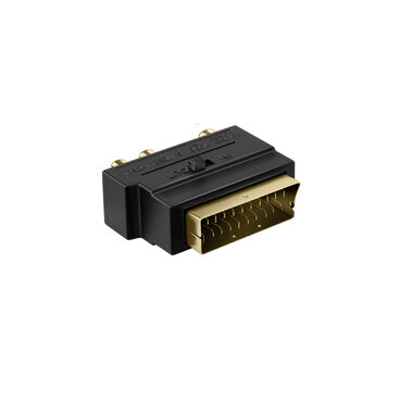Scart Adapter with 3-way RCA