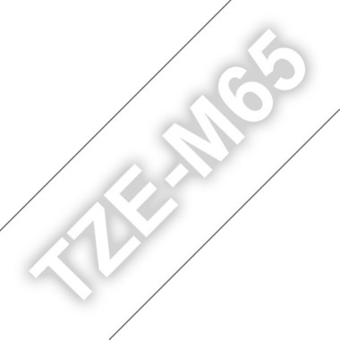 PTOUCH Nastro lam. opaco bianco/tras. TZE-M65 PT-D800W/D900W 36mm