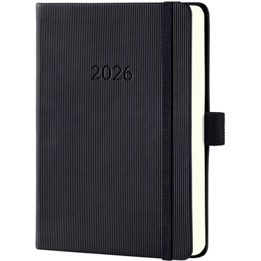 CONCEPTUM Calendario giornaliero 2026 C2611 1G/1P nero 10.8x15.1cm