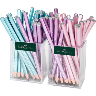 FABER-CASTELL Crayon Sparkle Jumbo 111672 trembler 72 pièces