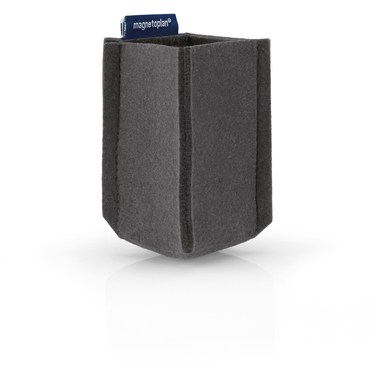 MAGNETOPLAN Stiftehalter magnetoTray S 1227601 grau, Filz recyceled