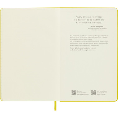 MOLESKINE Notizbuch Color A5 598853049 gelb, liniert 192 Blatt