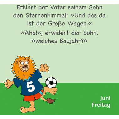 HARENBERG Calendrier détachable 2026 3309851+26 Witze für Kids DE 12.5x16cm