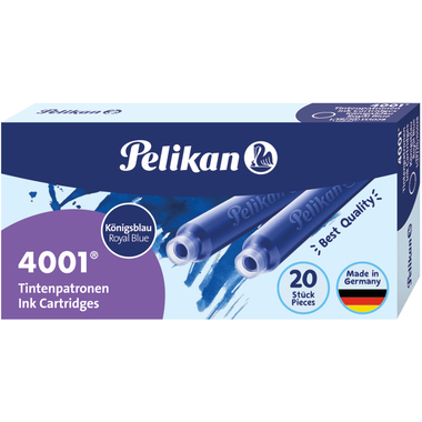 PELIKAN Cartuccia inchiostro TP/20 blu 20 pezzi