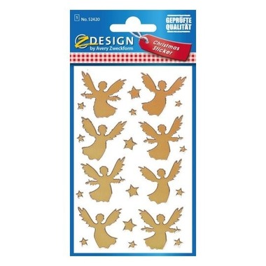 Z-DESIGN Foglio effetto gold 52420 Engel natale