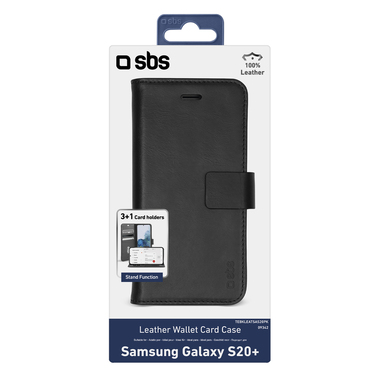 Klapphülle aus echtem Leder für Samsung Galaxy S20+ | SBS