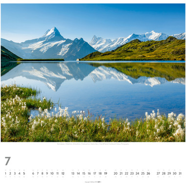 WEINGARTEN Bildkalender 2026 3312224+26 Die Schweiz DE 48x46cm
