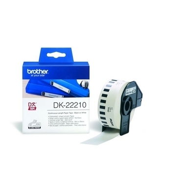 PTOUCH Endlos-Etiketten 29mmx30.48m DK-22210 QL-500/550 Papier Rolle