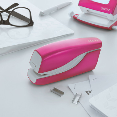 LEITZ Elektrohefter NeXXt WOW 5566 55661023 pink 10 Blatt