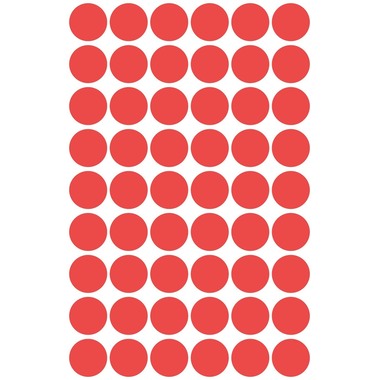 AVERY ZWECKFORM Marqueurs 12mm 3141 rouge 270 pcs.