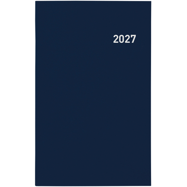 BIELLA Agenda Compact 2027 807370050027U 1S/1P bleu ML 15x24cm