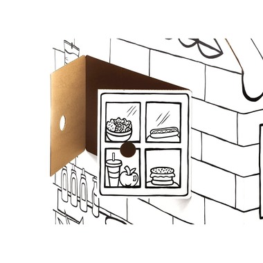 FELLOWES Casetta gioco BANKERS BOX 1232501 Dolcetti 121x97x81cm