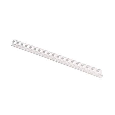 FELLOWES Plastikbinderücken 8mm A4 5345406 weiss, rund 100 Stück