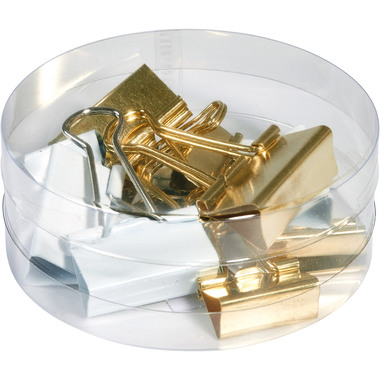 HERLITZ Vielzweckklammern weiss/gold 50021840 Pure Glam 3 Grössen, 3x4 Stück