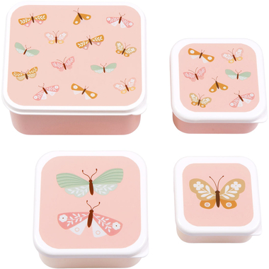 ALLC Lunch & Snackbox Set SBSEBU42 Butterflies